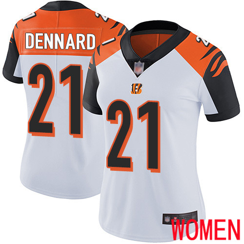 Cincinnati Bengals Limited White Women Darqueze Dennard Road Jersey NFL Footballl 21 Vapor Untouchable